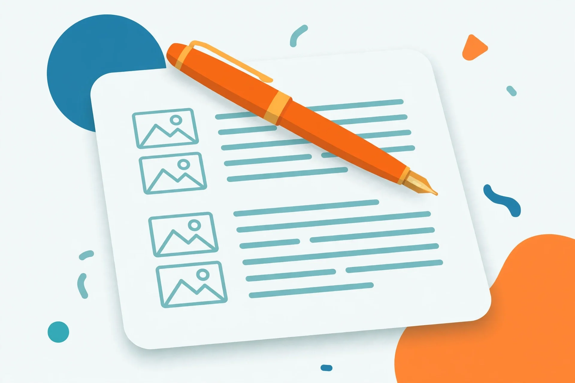 SEO Content Writing service illustration