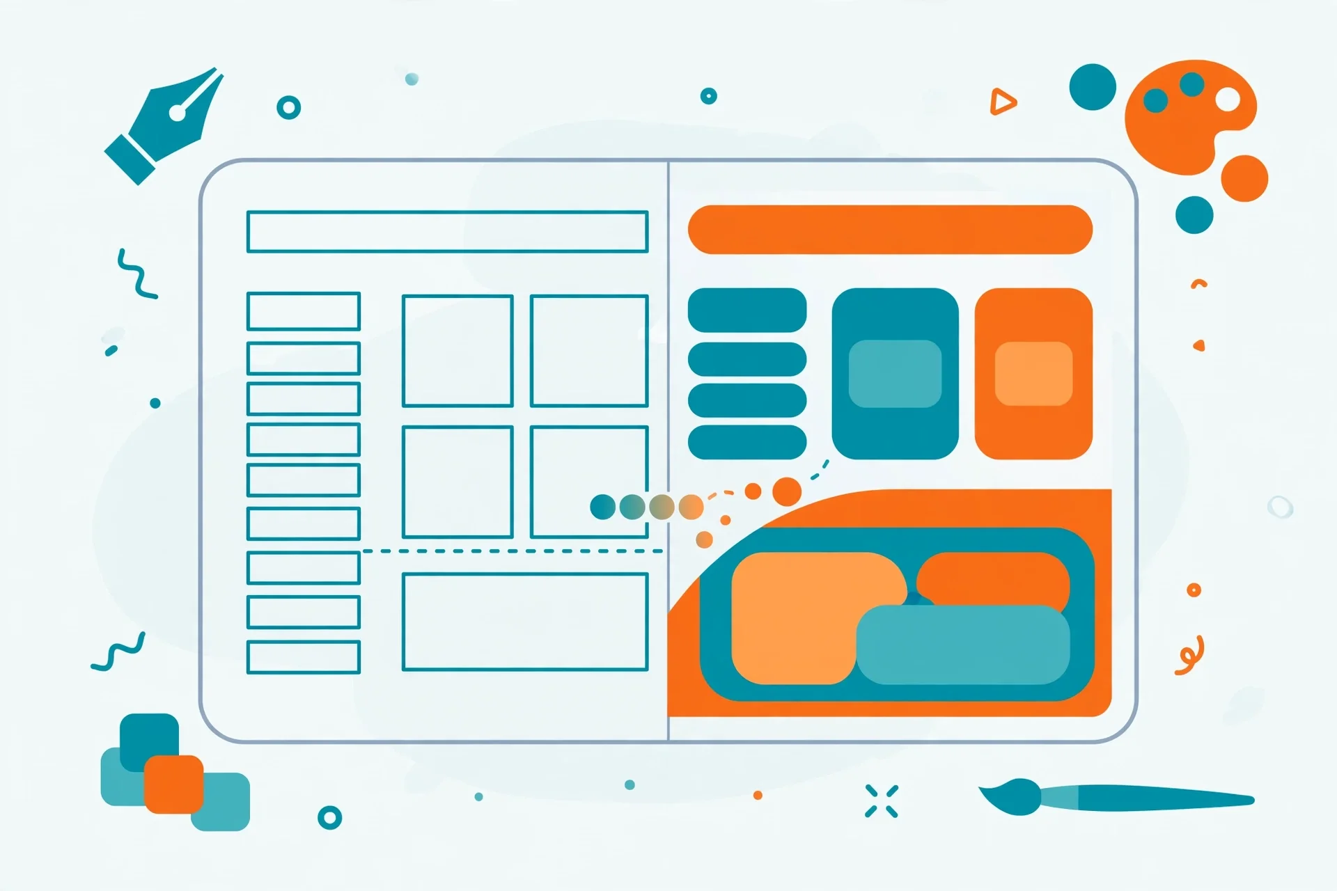 Website Design service illustration